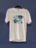 Blessed Mama Western Graphic T-Shirt – White Unisex Tee – Turquoise Cow Print Mama Shirt