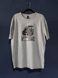 I’d Rather Be F-ing Tractor Graphic T-Shirt – Light Grey Unisex XL – Funny Farm Tee