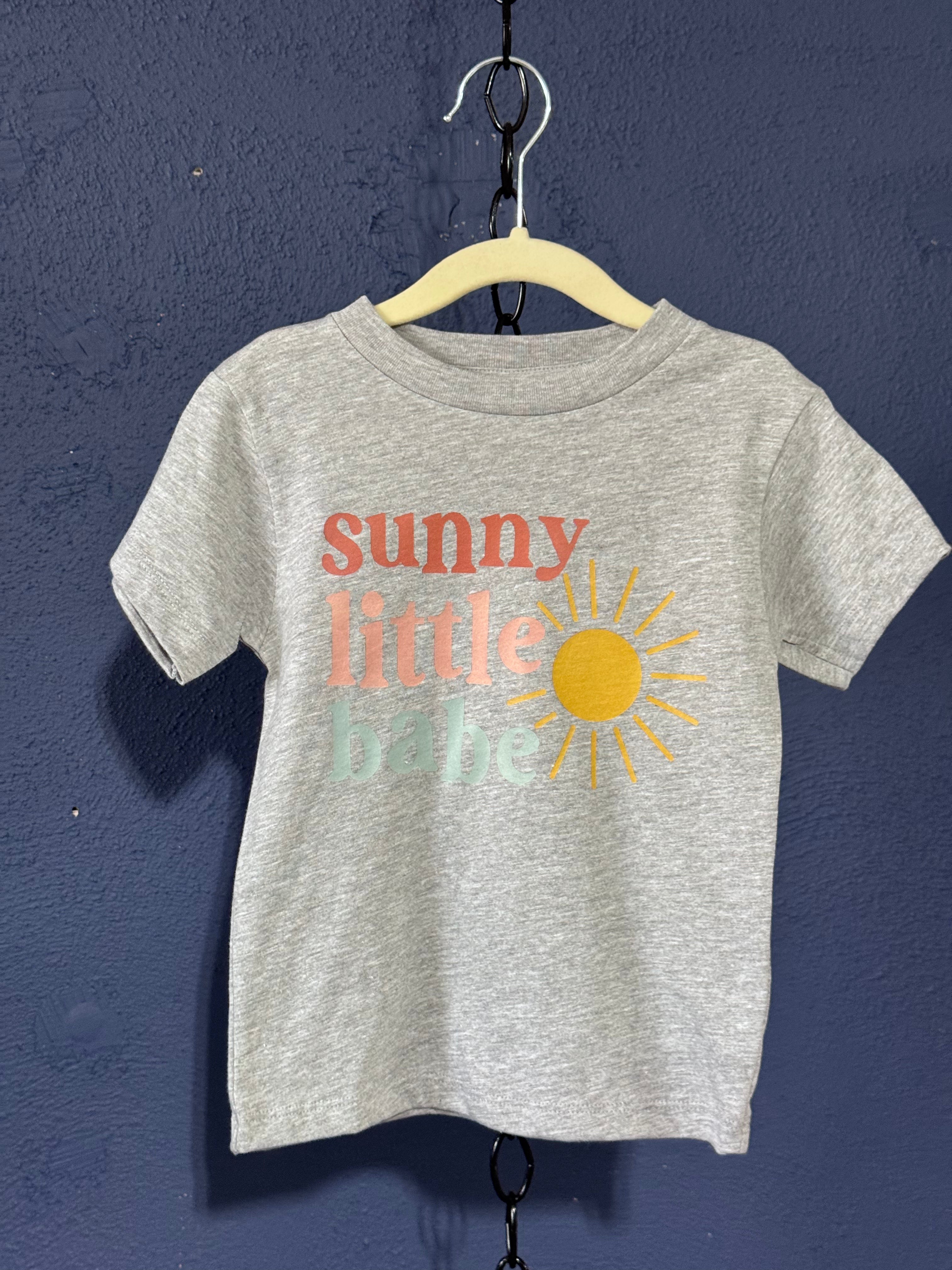 Sunny Little Babe Toddler T-Shirt – Size 2T – Cute Sunshine Kids Tee