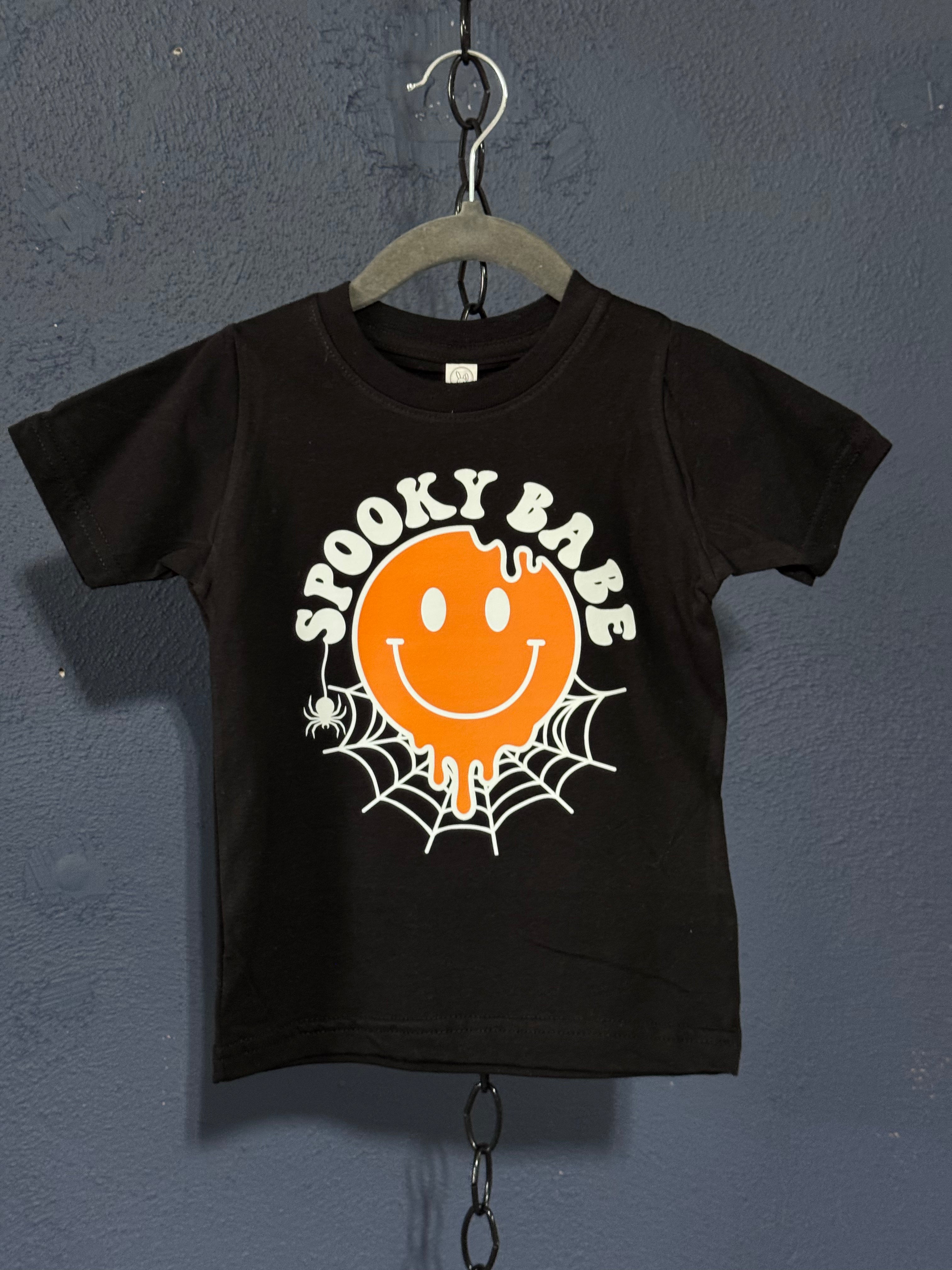 Spooky Babe Toddler T-Shirt – Size 2T – Cute Halloween Kids Graphic Tee