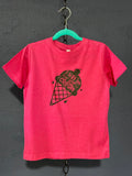 I Scream for Ice Cream Kids T-Shirt – Size 5/6T Hot Pink – Cute Ice Cream Graphic Tee
