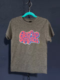 Beef Up America Kids T-Shirt – Youth XS Grey – Retro Patriotic Graphic Tee