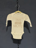 Tiny But Mighty Onesie – White 3 Month Infant – Cute Baby Graphic Onesie