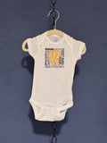 Wildcats Patch Onesie – White 3 Month Infant – School Spirit Baby Graphic Onesie