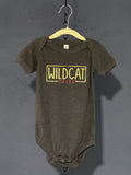 Wildcat Pride Onesie – Dark Gray 18–24 Month Toddler – School Spirit Bodysuit