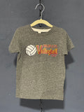 Wildcats Volleyball Tee – Gray Size 3 Toddler – School Spirit Graphic T-Shirt